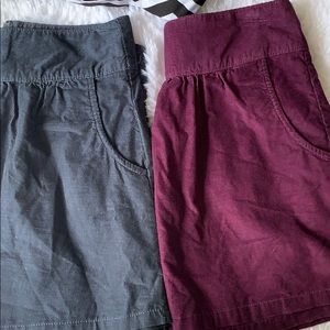 2/$25 old navy skirts size 2 blue& purple